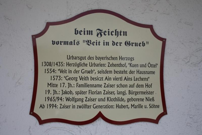Feichten-Hof Zaiser Zimmer Schleching Eksteriør bilde